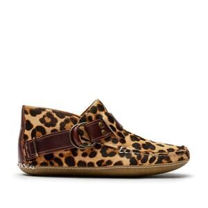 Quoddy Leopard Classic Ring Boot Natural Leather Sole